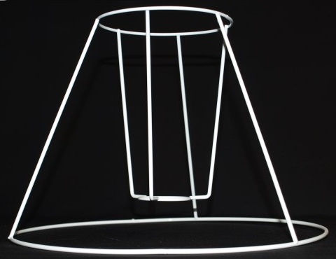 Lampeskærm stativ 12x20x27 (23cm) T-E27